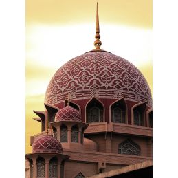Poster Mosquée de Putrajaya Malaisie - Portrait